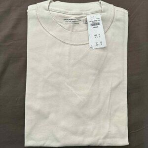 Abercrombie & Fitch Soft Essentials Vintage Inspired Tee Men's M Cream